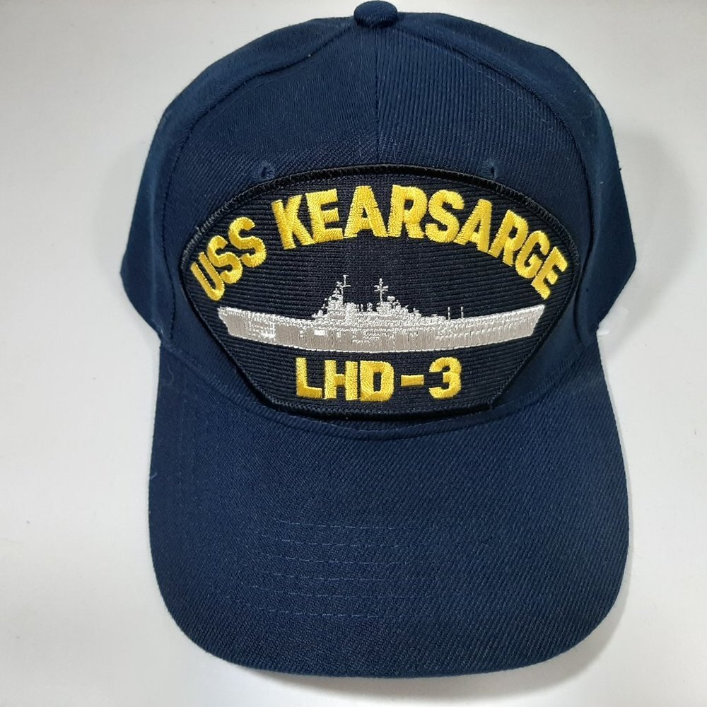 U.S. Navy USS Kearsarge LHD-3 Men's Patch Cap Hat